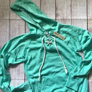 NWT! Turquoise soft hoodie